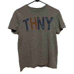Tommy Hilfiger Gray Crew Neck T-shirt Size XS